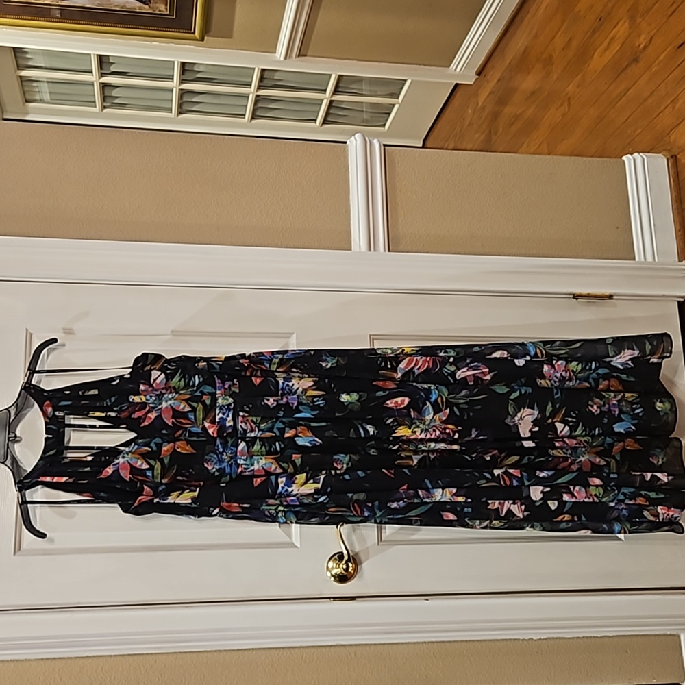 City Chic Floral Sleeveless Maxi Dress